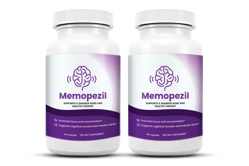 Memo Pezil Supplement Bottles Package